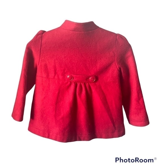 CIRCO-GIRLS RED PEA COAT-3T - Picture 5 of 6